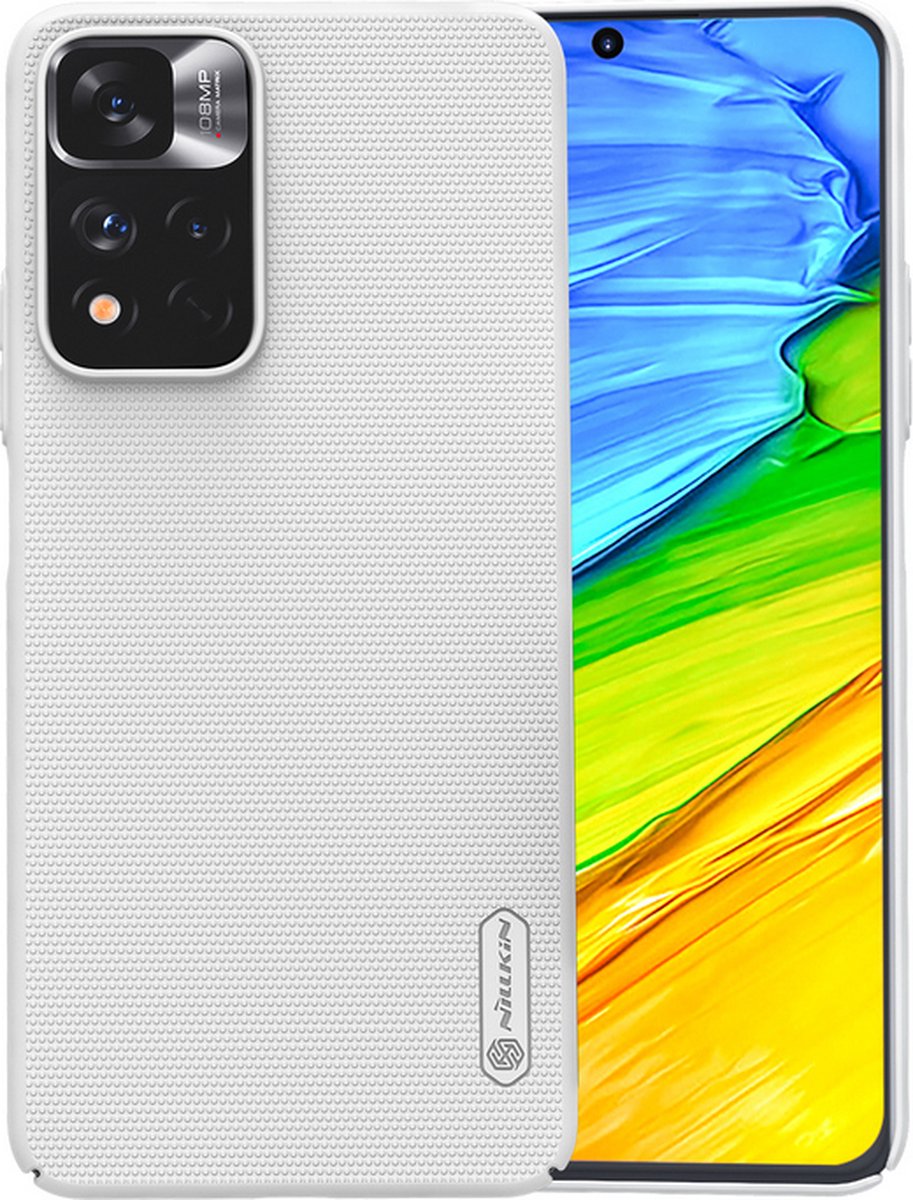 Nillkin Frosted Shield Back Case - Xiaomi Redmi Note 11 Pro - Wit