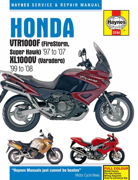 Honda VTR1000F Firestorm Superhawk - cover