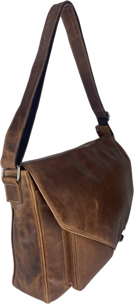 Marc Peter® Sydney Lerarentas heren lederen aktetas laptoptas kantoortas zakelijke tas grote XXL schoudertas bruin, Sydney Marc Peter® Sydney Lerarentas heren lederen aktetas laptoptas kantoortas zakelijke tas grote XXL schoudertas bruin, Sydney