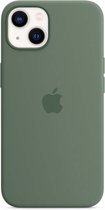 Apple Hoesje Siliconen Geschikt voor iPhone 13 - Apple Silicone Backcover MagSafe - groen