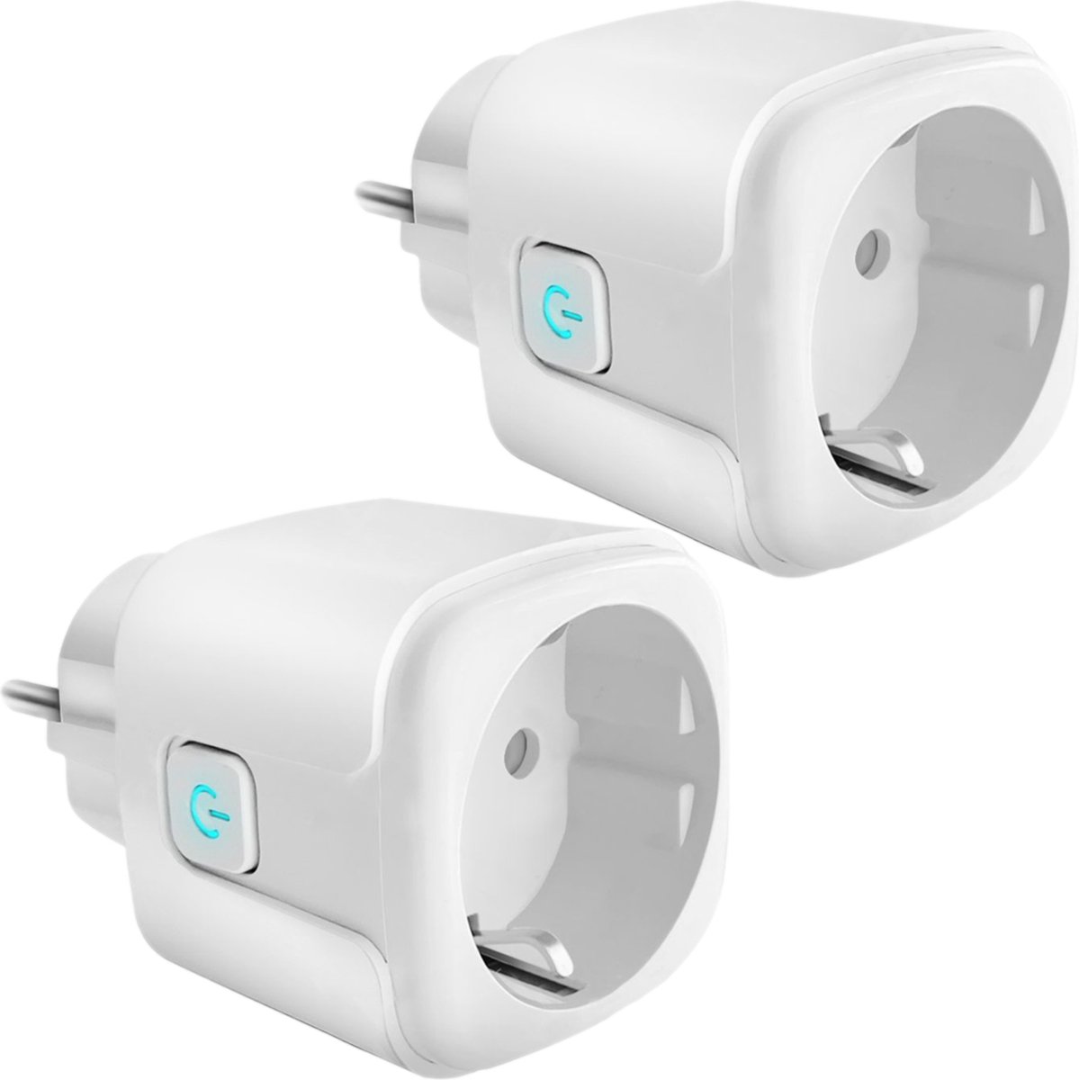 Smart Plug – Slimme stekker met energiemeter & Tijdsschakelaar – Google Home, Amazon Alexa en compatible 2 Stuk(s)