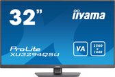 Iiyama ProLite XU3294QSU-B1 - QHD Monitor - USB-hub - 32 inch