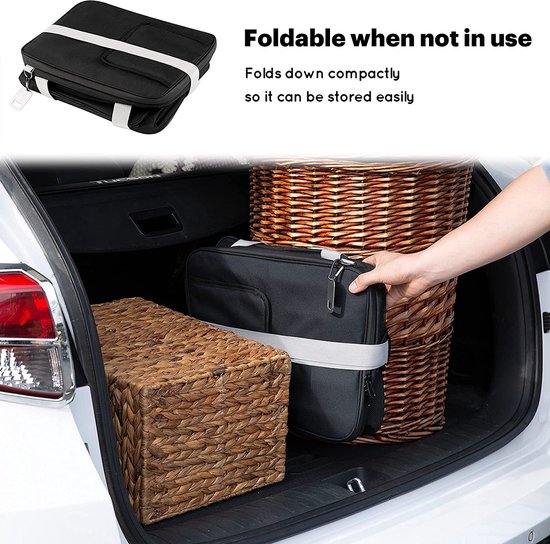 Herbruikbare Picknicktas Geïsoleerde Koeltas 13 Liter - Waterdichte Lunchtas Voor Picknick, Strand, BBQ En Kantoor, Herbruikbaar Koeltas Geïsoleerd