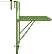 vidaXL-Balkontafel-60x40-cm-staal-groen