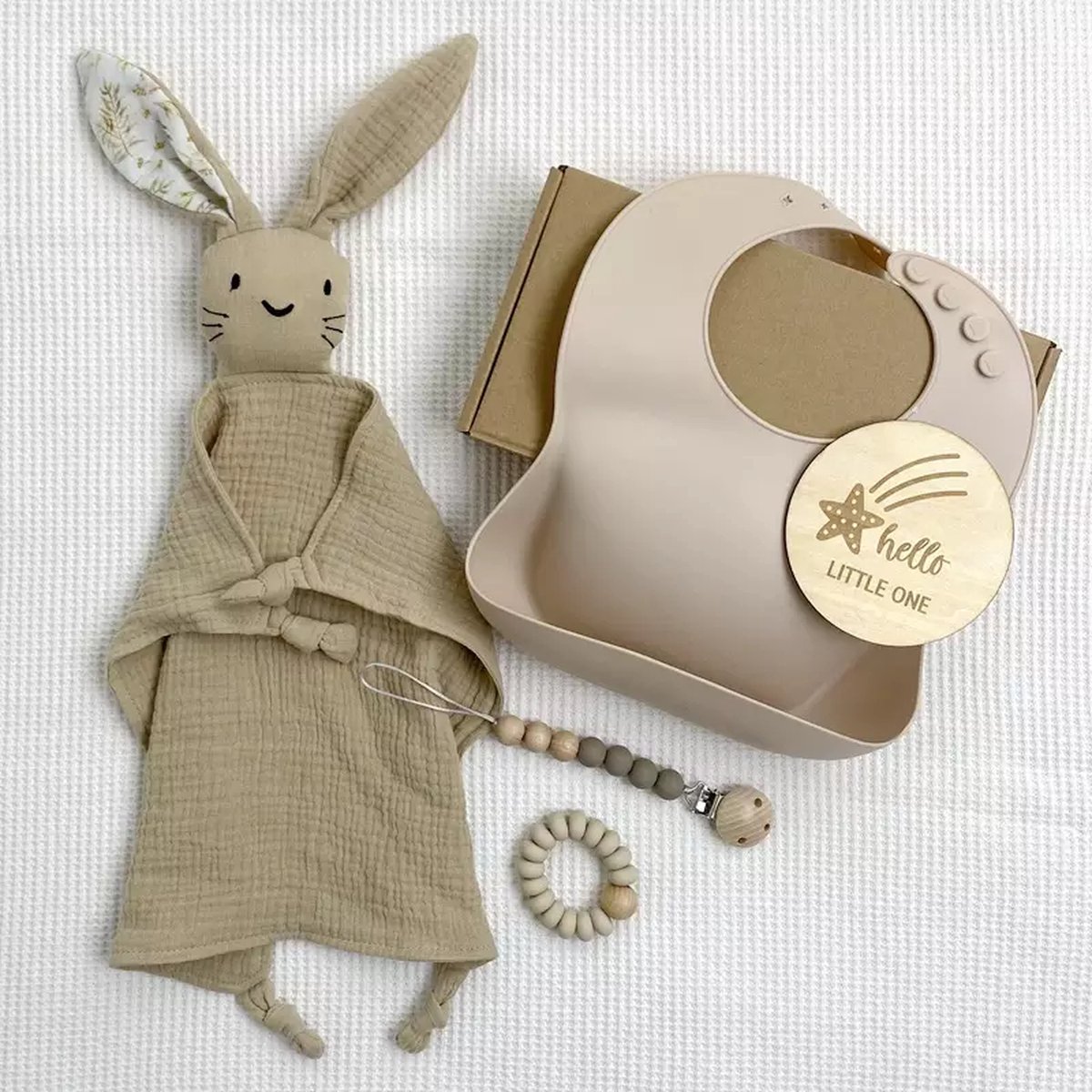 Goedkoopste Kraamcadeau - Baby Geschenkset - Babyshower Cadeau - Kraampakket - Beige