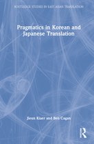 Routledge Studies in East Asian Translation- Pragmatics in Korean and Japanese Translation