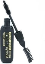 Leticia Well - Mascara voor wimpers en wenkbrauwen met kammetje en borsteltje - Waterproof - Ultra Zwart/Black - 1 flesje met 10 ml inhoud