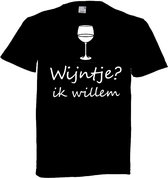 Grappig T-shirt - ik willem - koningsdag - biertje - wijntje - feestje - maat 5XL