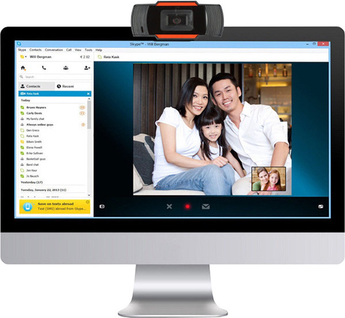 Pc camera Cam webcam full hd 1080p microfoon - Camera Laptop thumbnail 6