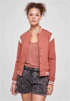 Urban Classics - Inset Sweat College jacket - L - Oranje