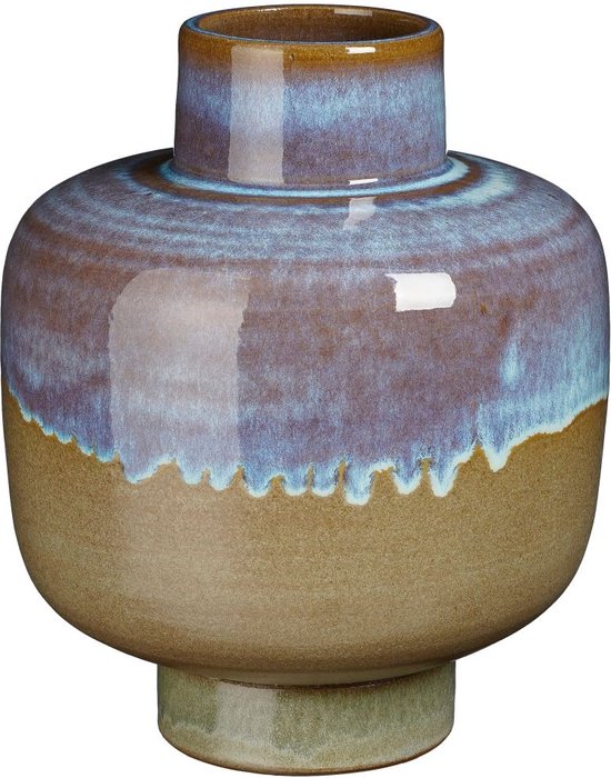 Mica Decorations Lizz Vaas - Terracotta Blauw