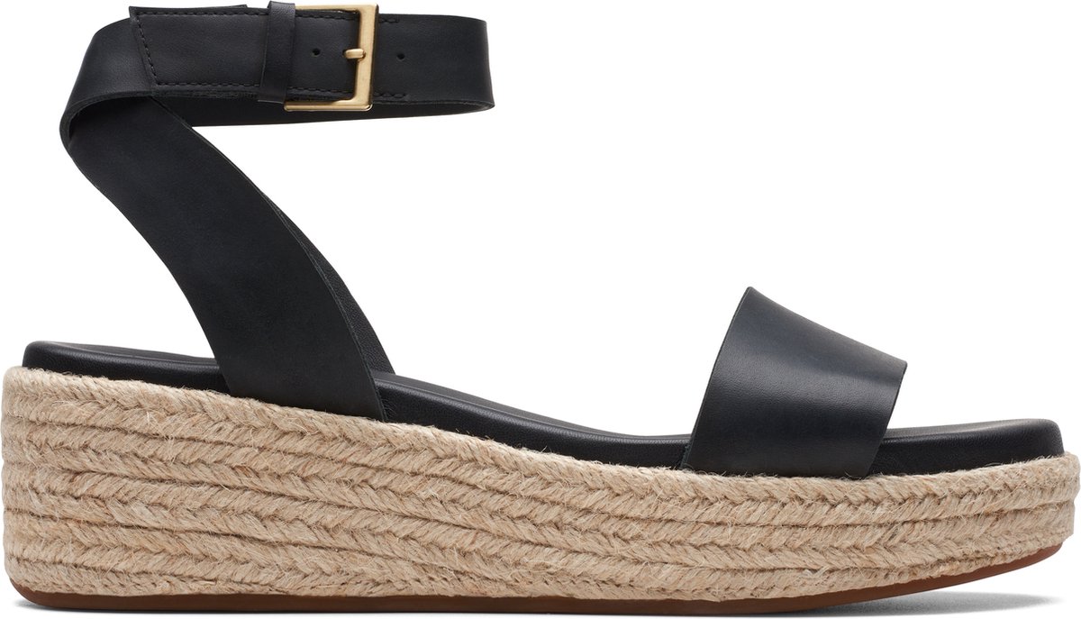 Clarks - Dames - Kimmei Ivy - D - 2 - black leather - maat 5
