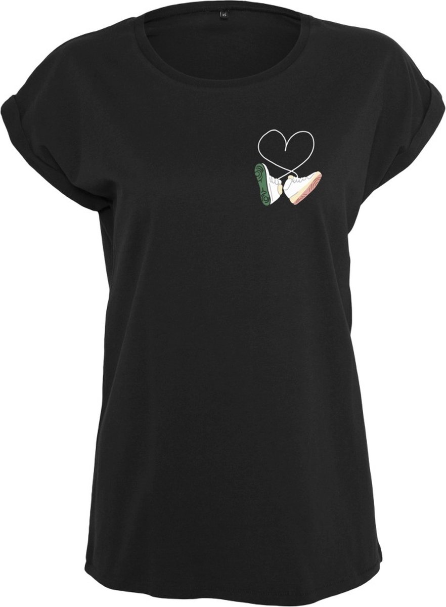 Mister Tee Kicks Love EMB Dames T-shirt XXL Zwart