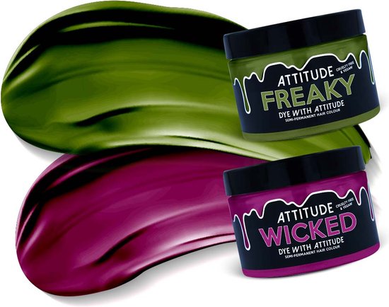 Attitude Hair Dye - WICKED WITCH Duo Semi permanente haarverf combi ...