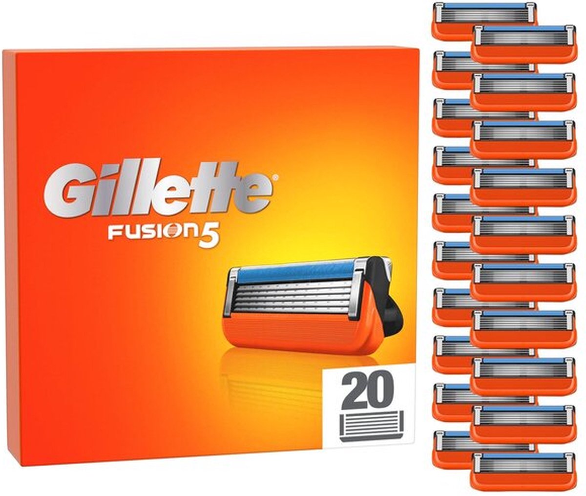 Gillette Fusion 5 value pack 20 stuks - Gillette