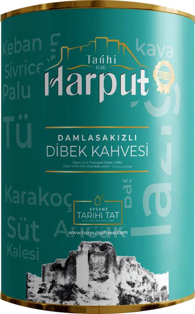 [Turks koffie met Mastiekdruppels] - [Damla Sakizli Dibek Kahvesi] - [Turks Koffie] - [Dibek Kahvesi] 250 Gram