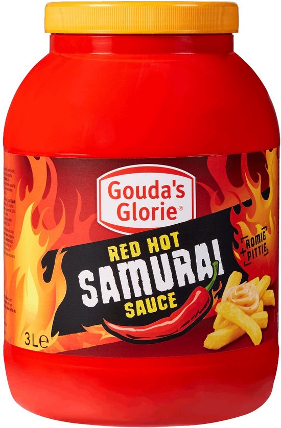 Gouda's Glorie - Red Hot Samurai Sauce - 3Ltr