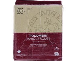Alex Meijer Roodmerk gemalen koffie snelfiltermaling - Pak 1,5 kilo