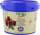 Menz&Gasser Prima Frutta Jam aardbei - Emmer 2,5 kilo