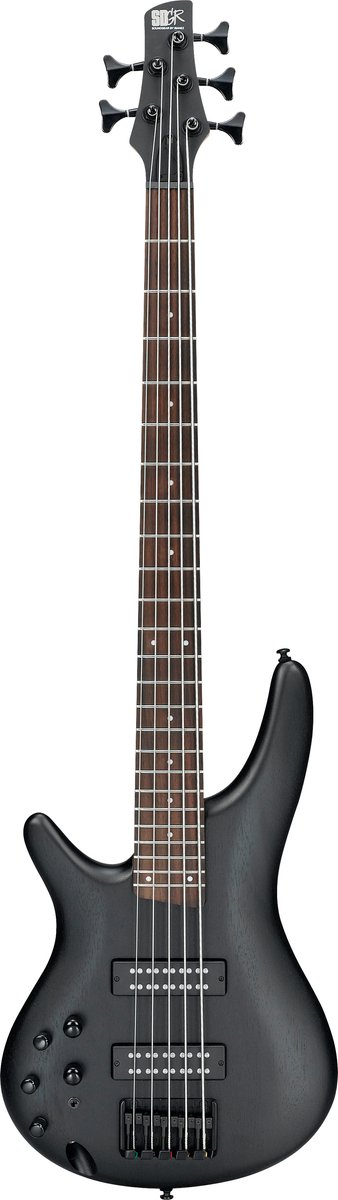 Ibanez SR305EBL-WK Weathered Black LH 5-snarige basgitaar