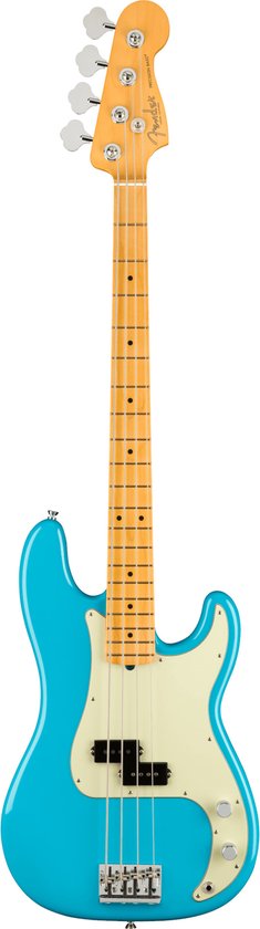 Fender American Professional II Precision Bass MN (Miami Blue) - Elektrische basgitaar