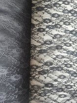 7 meter kant stof zwart gaas dunne net stoffen kanten stofje kantstof voor naaien knutselen 3d art decoratie decoratiestof