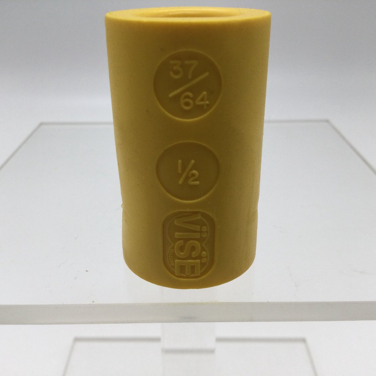 Bowling Bowlingbal vinger inserts, per 2 stuks, 'Vise powerlift / oval-grip inserts' , naar keuze powerlift of oval-grip, kleur, geel maat 37/64 , nr. 1/2. boormaat 31/32