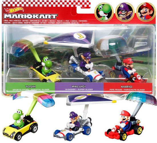 Hot Wheels Mario Kart Glider 3Pack 1