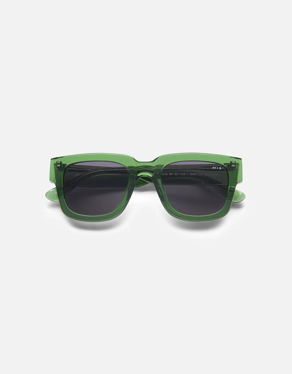 James Ay - Sunglasses Dandy - Transparent Forest Green