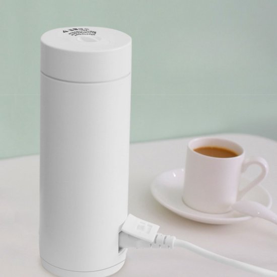 Bouilloire électrique en acier inoxydable 12v,tasse chauffante portative  chauffe-eau à double paroi tasses à café thermos, tasse de voyage  intelligent - Bouilloire - Achat & prix