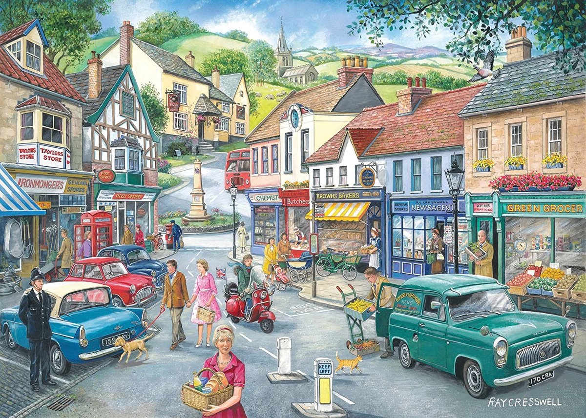 House Of Puzzles No.23 - At The Shops Puzzel 1000 stukjes - Find the Differences