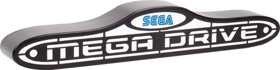 Sega Mega Drive - logo met verlichting - bureaulamp | nachtlamp