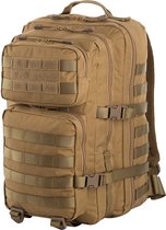 RAMBUX® M-Tac - Tactical Backpack - Assault - Kaki - Rug Padding - Extra Sterk & Duurzaam - Militaire Rugzak - 36 Liter