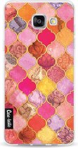 Casetastic Samsung Galaxy A5 (2016) Hoesje - Softcover Hoesje met Design - Pink Moroccan Tiles Print