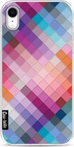 Casetastic Apple iPhone XR Hoesje - Softcover Hoesje met Design - Seamless Cubes Print