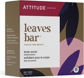 Attitude - Leaves Bar Plasticvrije Body Scrub Sandalwood - 113gr