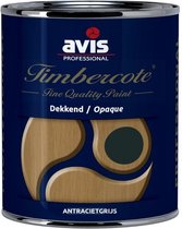Avis Timbercote opaque anthracite 1 ltr