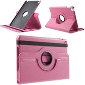 GadgetBay Roze lederen iPad mini 4 & iPad mini 5 (2019) draaibare case hoes cover