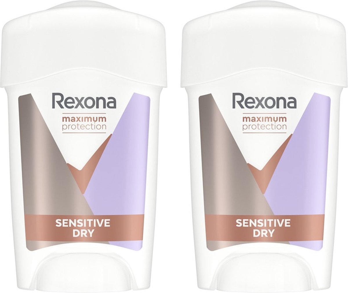 Goedkoopste Rexona Maximum Protection Deodorant Sensitive Dry - 2 x 45 ml