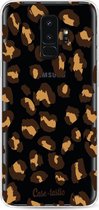 Casetastic Samsung Galaxy S9 Plus Hoesje - Softcover Hoesje met Design - Leopard Print Print