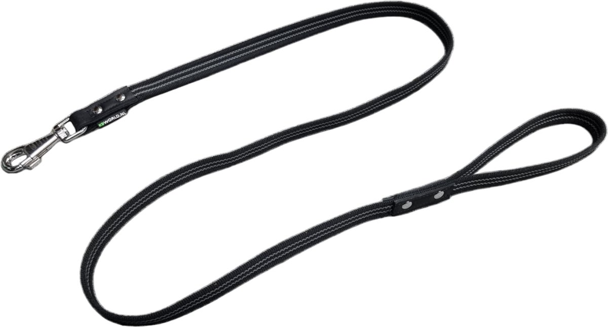 K9 World by van der Veeke, hondenriem met handvat, nylon, 3m lang