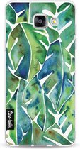Casetastic Samsung Galaxy A5 (2016) Hoesje - Softcover Hoesje met Design - Green Philodendron Print