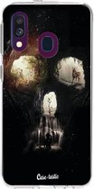 Casetastic Samsung Galaxy A40 (2019) Hoesje - Softcover Hoesje met Design - Cave Skull Print