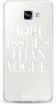 Casetastic Samsung Galaxy A5 (2016) Hoesje - Softcover Hoesje met Design - More issues than Vogue Print