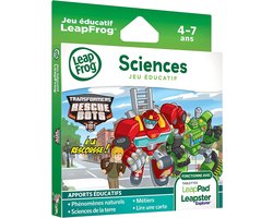 LeapFrog - Jeu Electronique - Leappad / Leapster - Transformers Rescue Bots
