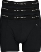 Claesen's Basics boxers (3-pack) - heren boxers lang - zwart - Maat: XXL