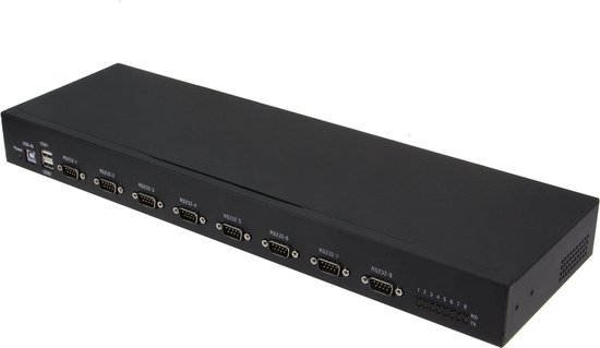 RealPower 284513 19 inch Inhouwverdeler 1 HE Zwart | bol