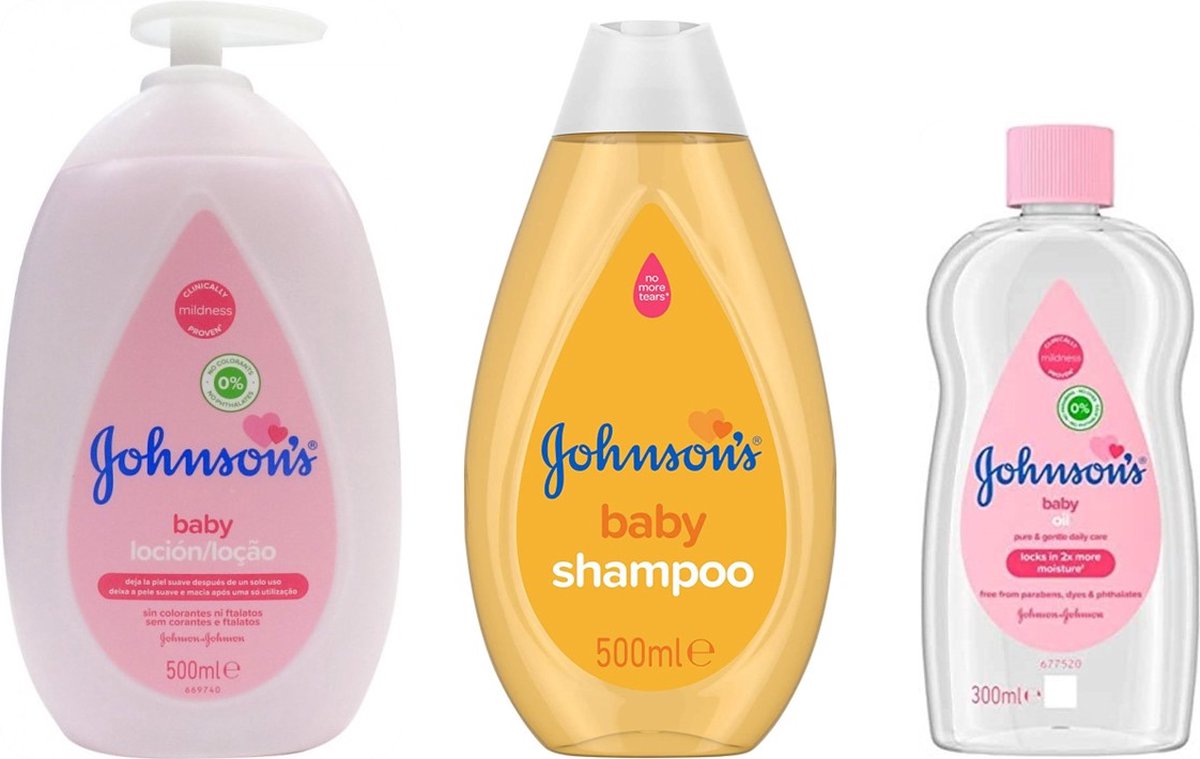 Goedkoopste Johnson's Baby - Pakket - 3 Delig