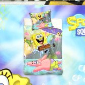 Housse de couette SpongeBob Big Fun - Seul - 140 x 200 cm - Katoen