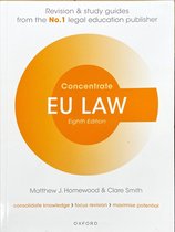 Concentrate- EU Law Concentrate